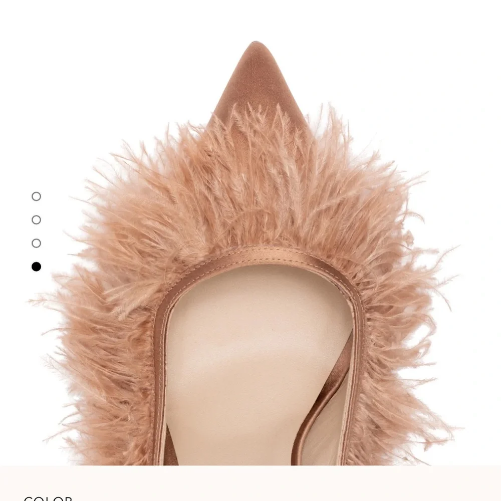 Kendall Miles Posh Mules in Hazelnut - Picture 3 of 10